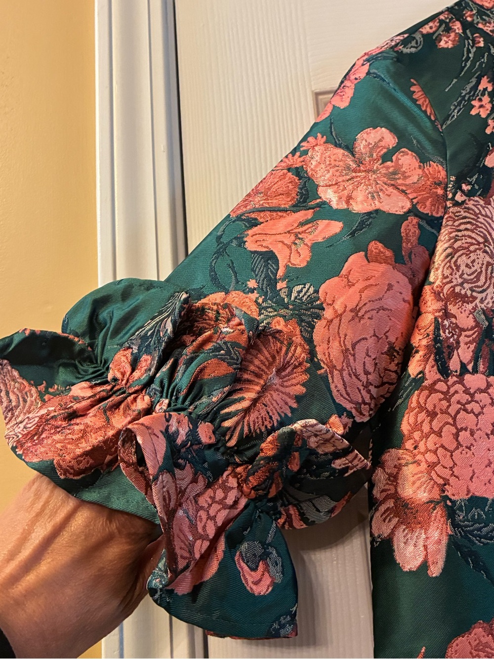 Abbey Glass Bronwyn Forrest Pansy Blossom Dress Small. - Picture 3 of 14
